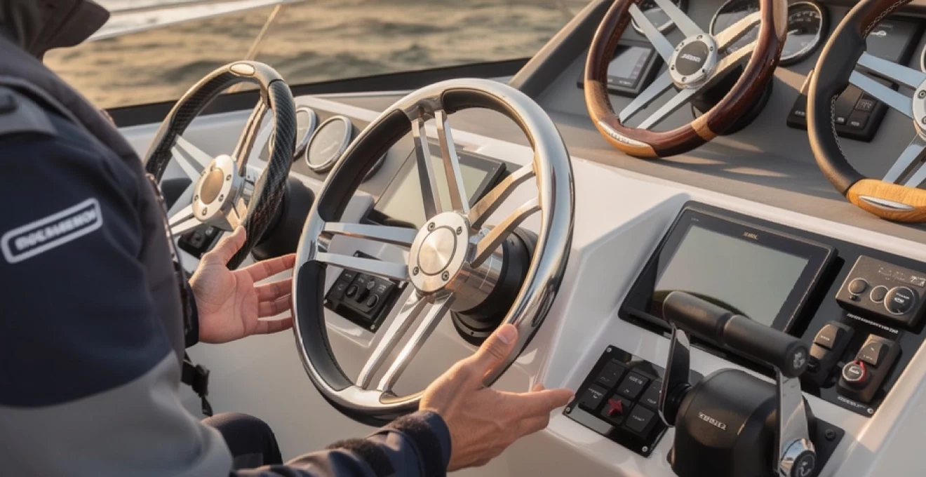 quels-sont-les-differents-materiaux-de-volant-de-bateau-a-moteur